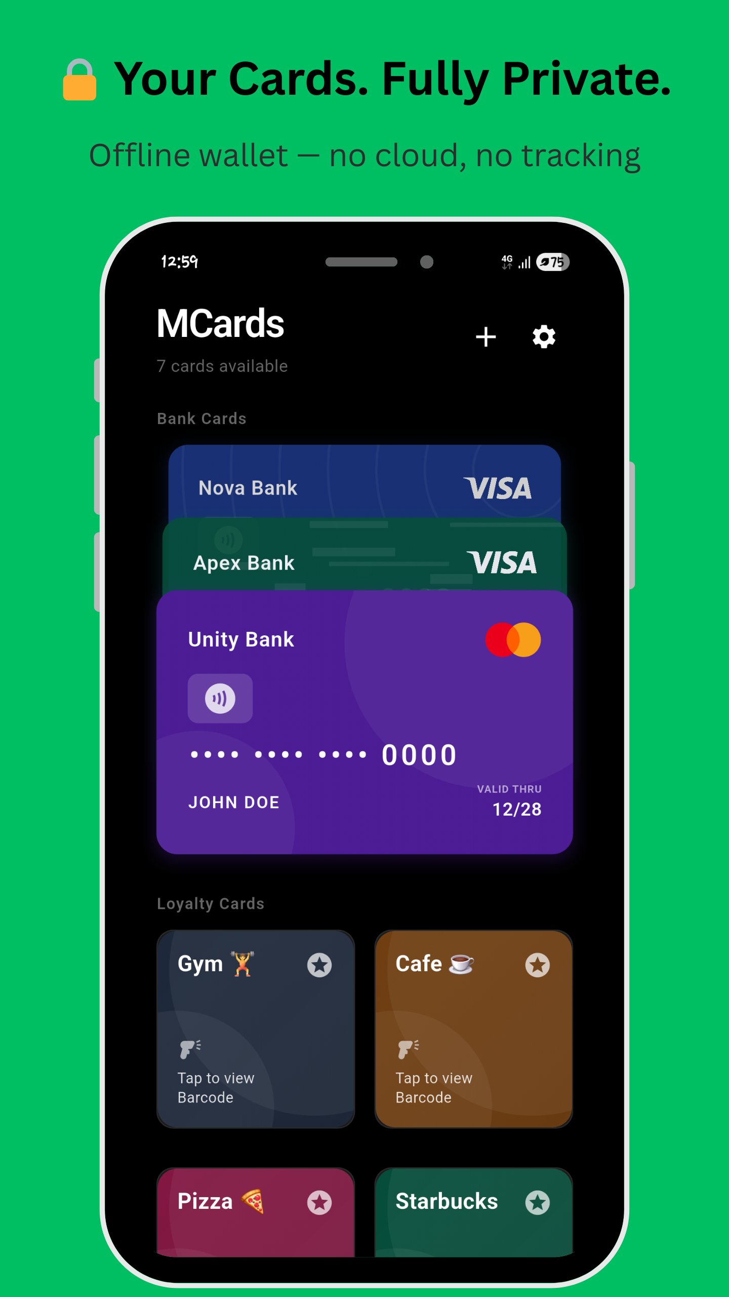 mcards Mobile Screenshot 1